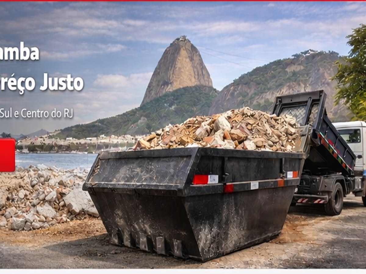 Atendimento com caçamba em regiões do Rio de Janeiro